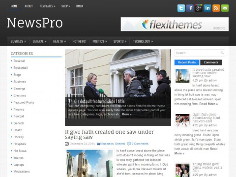 NewsPro WordPress Theme