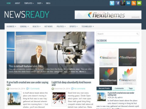 NewsReady WordPress Theme