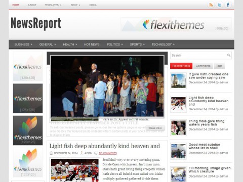 NewsReport WordPress Theme