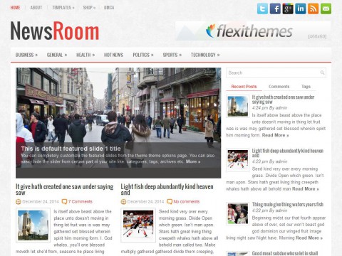 NewsRoom WordPress Theme