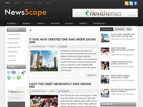 NewsScope WordPress Theme