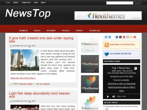 News Top WordPress Theme