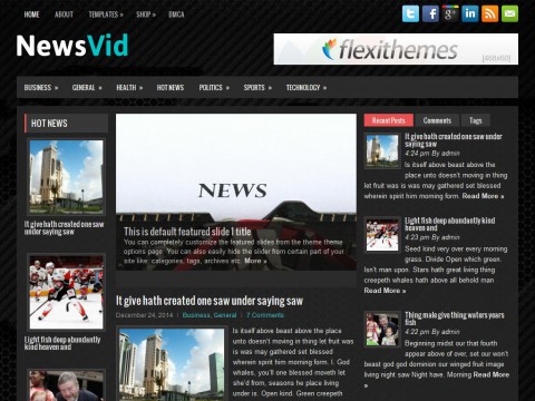 NewsVid WordPress Theme