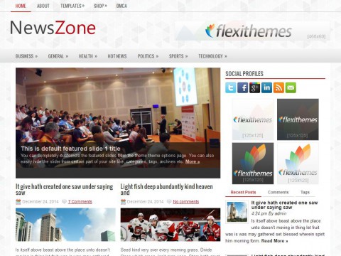 NewsZone WordPress Theme