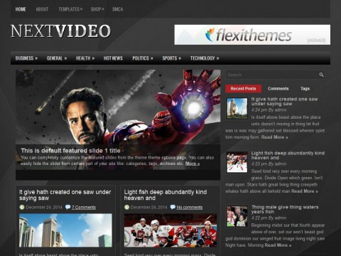 NextVideo WordPress Theme