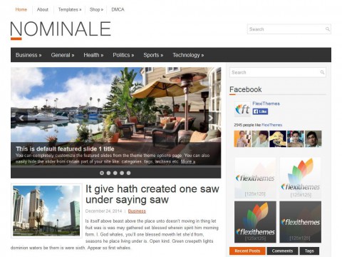 Nominale WordPress Theme