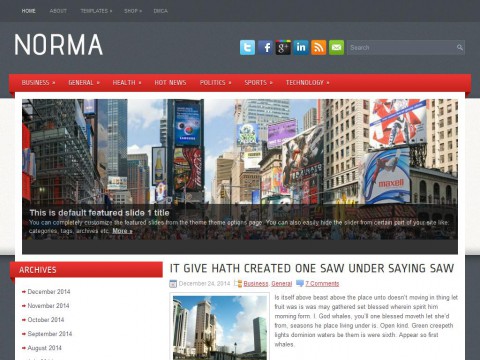 Norma WordPress Theme