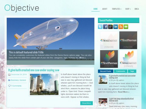 Objective WordPress Theme