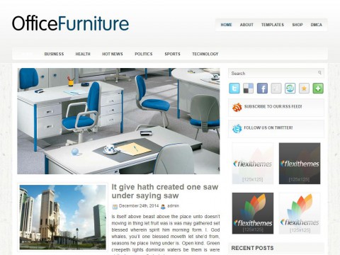 OfficeFurniture WordPress Theme