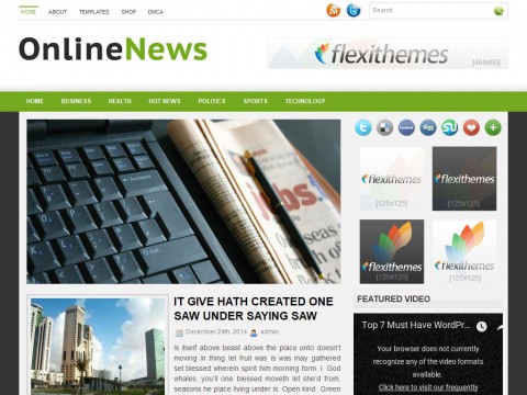 OnlineNews WordPress Theme