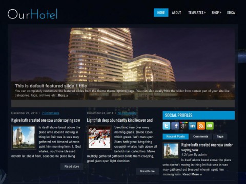 OurHotel WordPress Theme