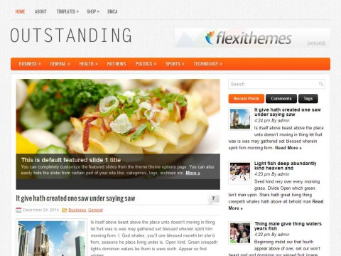 Outstanding WordPress Theme