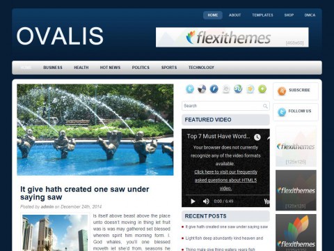 Ovalis WordPress Theme