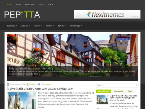 Pepitta WordPress Theme