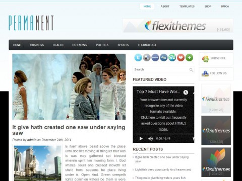 Permanent WordPress Theme