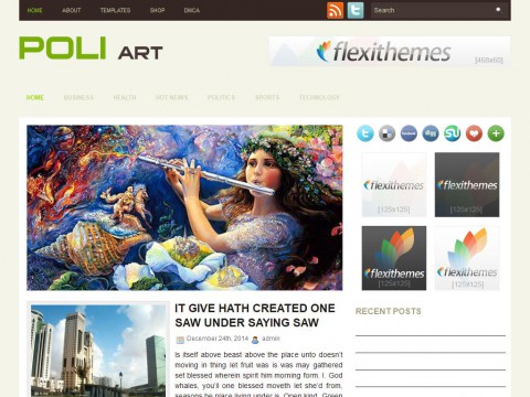 Poliart WordPress Theme