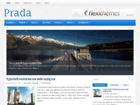 Prada WordPress Theme