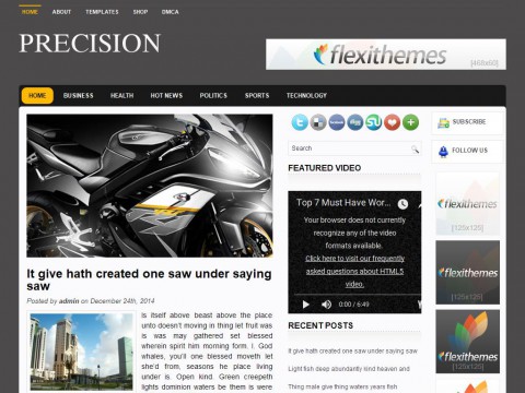 Precision WordPress Theme