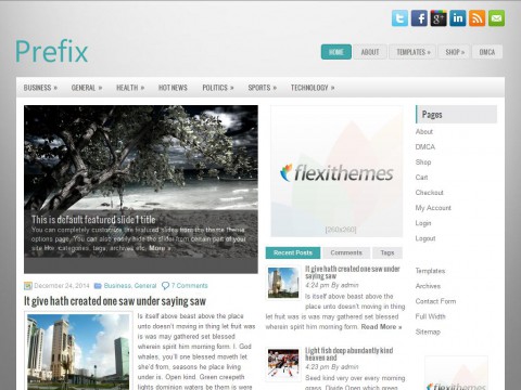 Prefix WordPress Theme