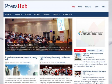 PressHub WordPress Theme