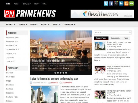 PrimeNews WordPress Theme