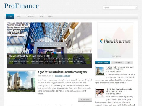 ProFinance WordPress Theme