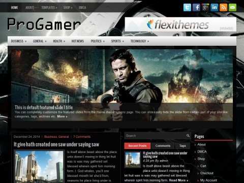 ProGamer WordPress Theme