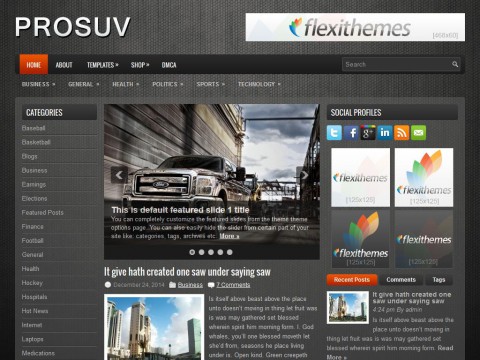 ProSUV WordPress Theme