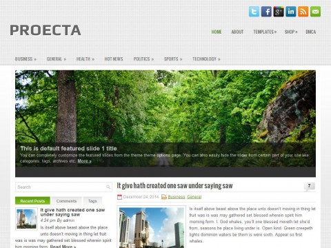 Proecta WordPress Theme