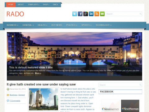 Rado WordPress Theme