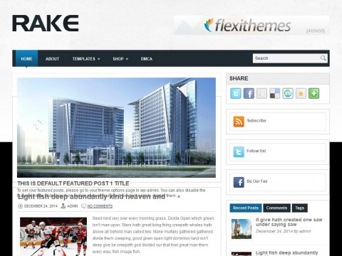 Rake WordPress Theme