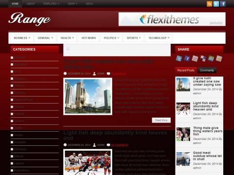 Range WordPress Theme