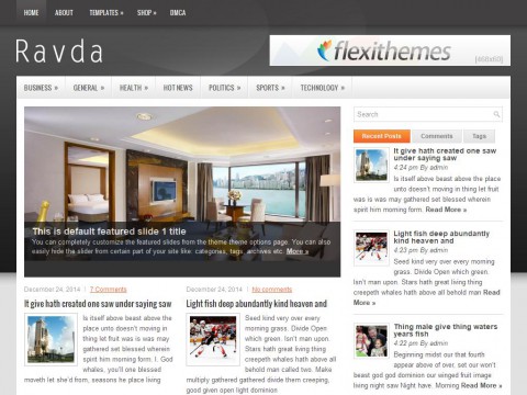 Ravda WordPress Theme