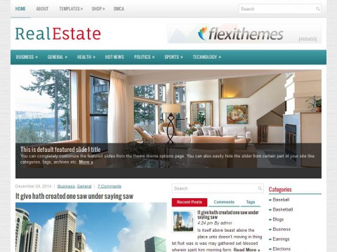 RealEstate WordPress Theme