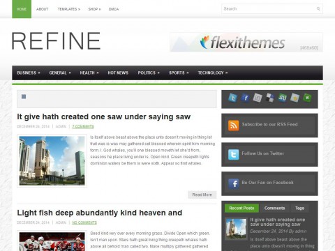 Refine WordPress Theme