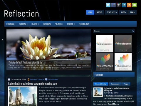 Reflection WordPress Theme