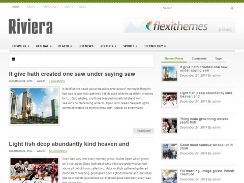 Riviera WordPress Theme
