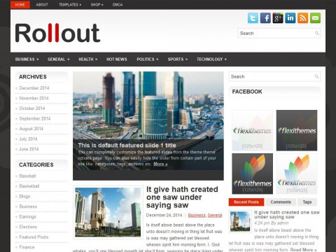 Rollout WordPress Theme