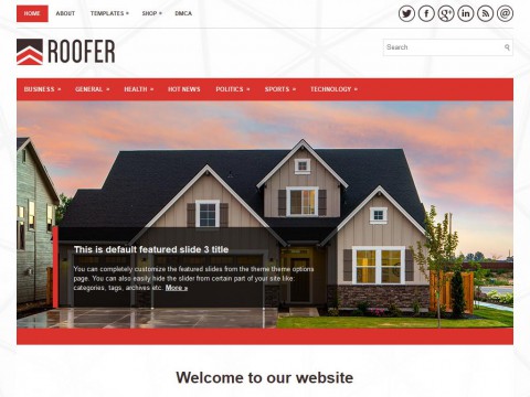 Roofer WordPress Theme