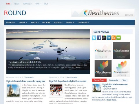 Round WordPress Theme