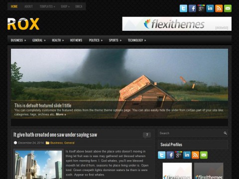 Rox WordPress Theme