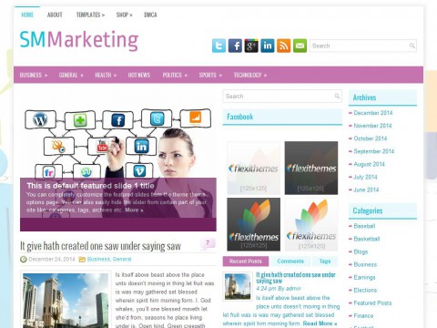 SMMarketing WordPress Theme