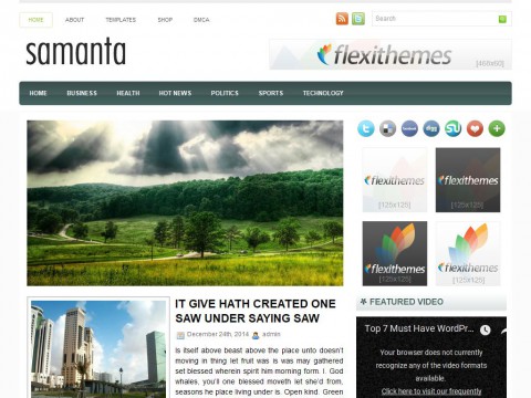 Samanta WordPress Theme