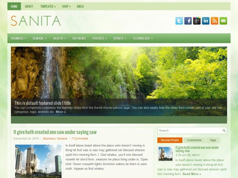 Sanita WordPress Theme