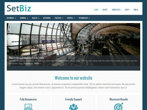 SetBiz WordPress Theme