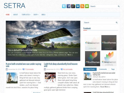 Setra WordPress Theme