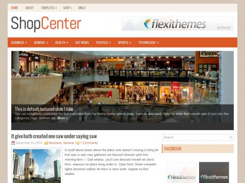 ShopCenter WordPress Theme