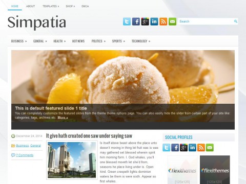 Simpatia WordPress Theme