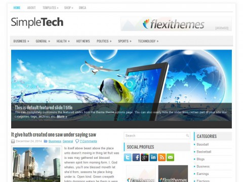 SimpleTech WordPress Theme