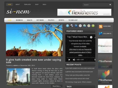 Sinem WordPress Theme